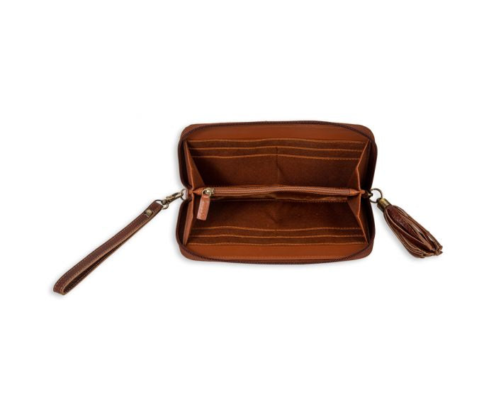 Magnolia Grove Hand Tooled Wallet