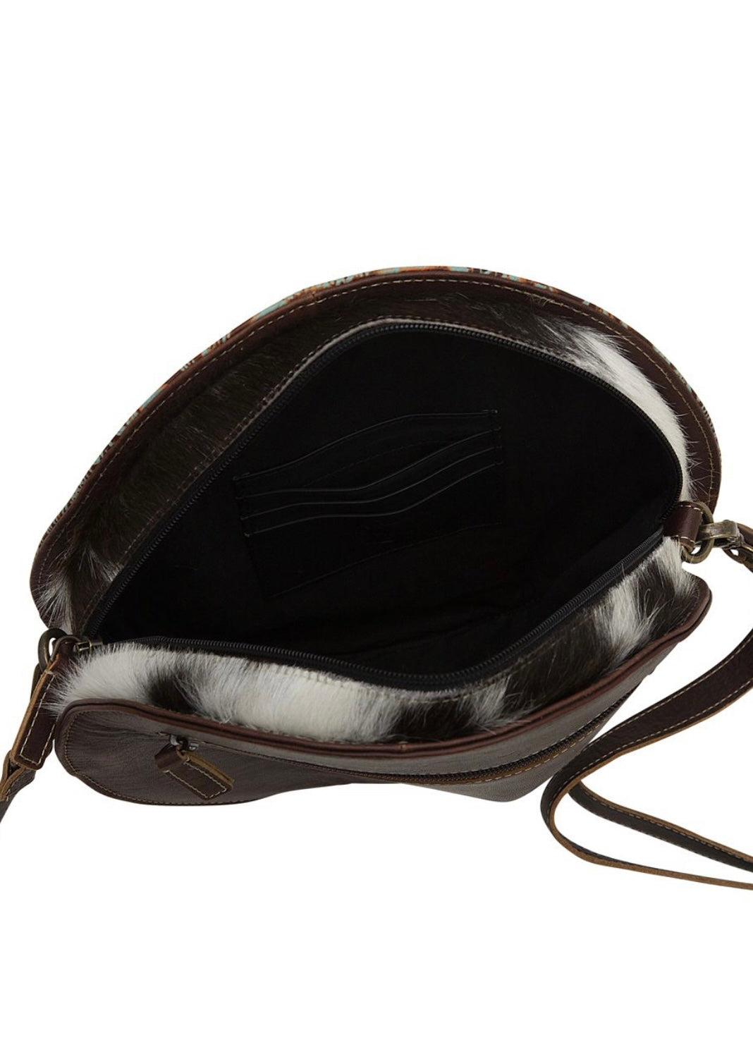 Boho White Round Bag