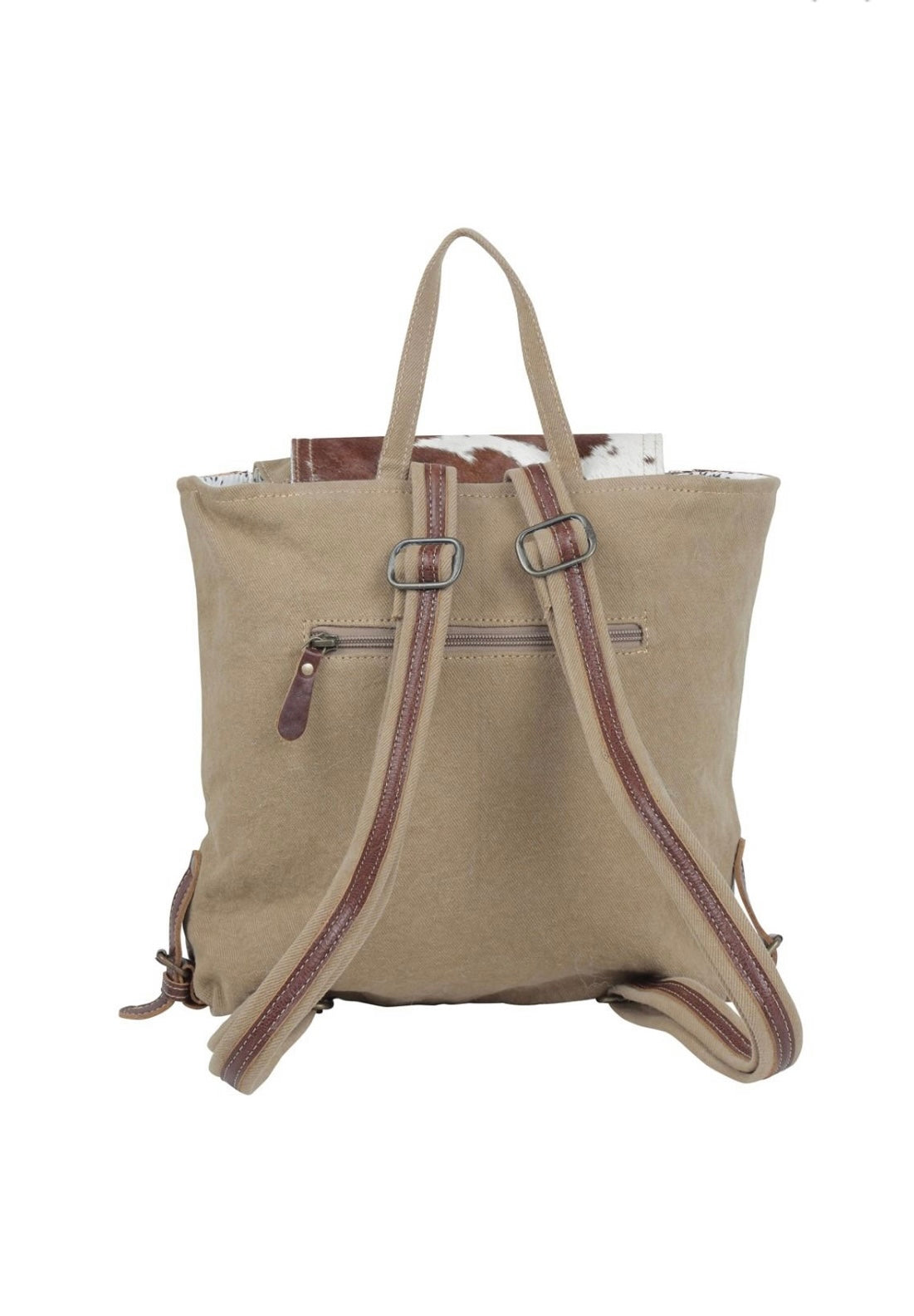 Brown Hide Backpack