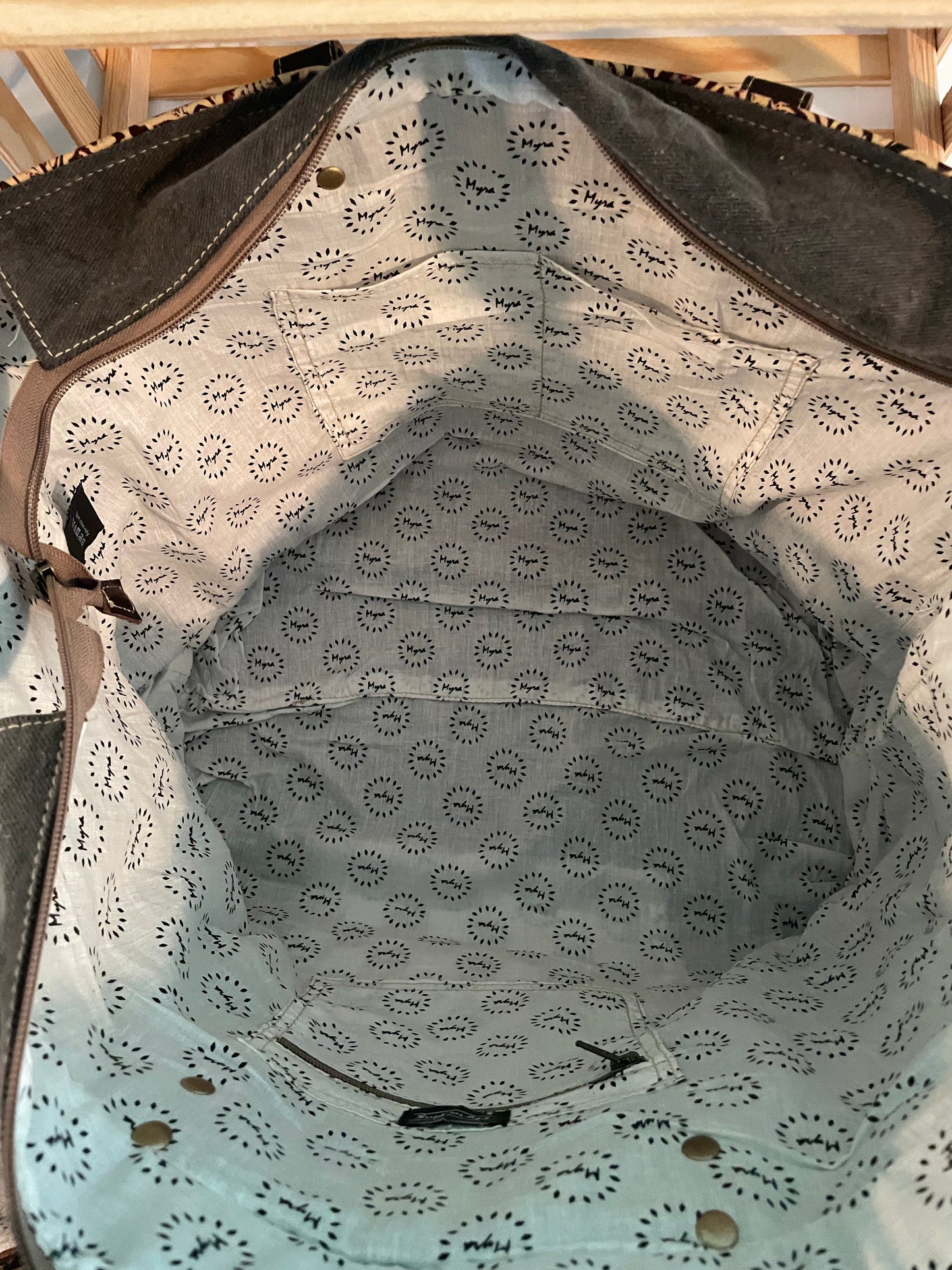 Multi Patch Weekender Bag