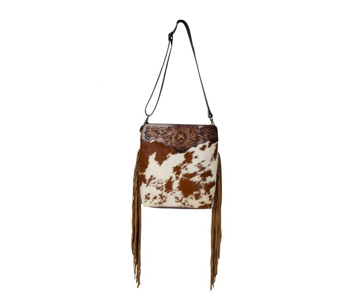 Artesia Way Fringed Hand-Tooled Bag