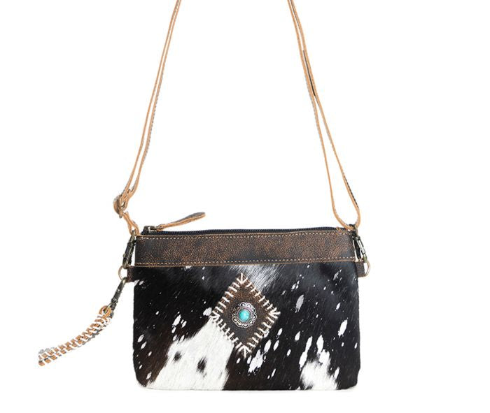 Eye of the Goddess Crossbody
Bag in Black