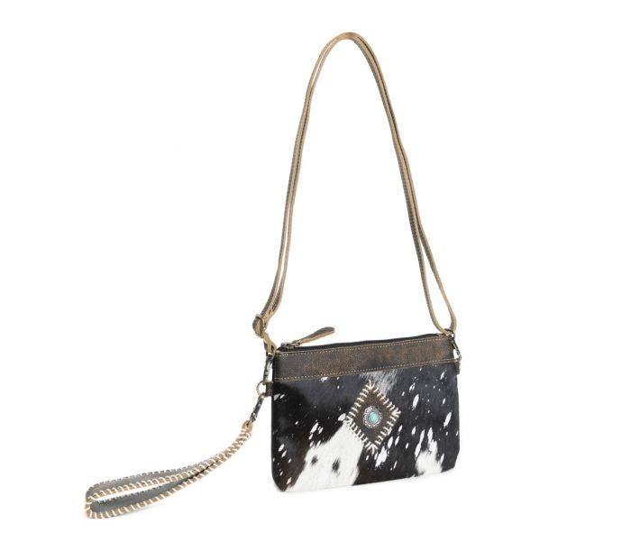 Eye of the Goddess Crossbody
Bag in Black