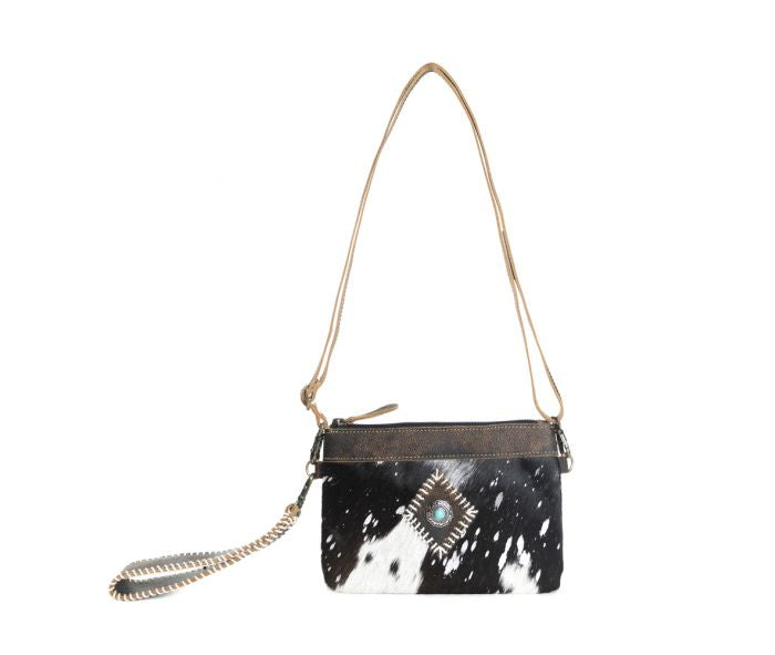 Eye of the Goddess Crossbody
Bag in Black