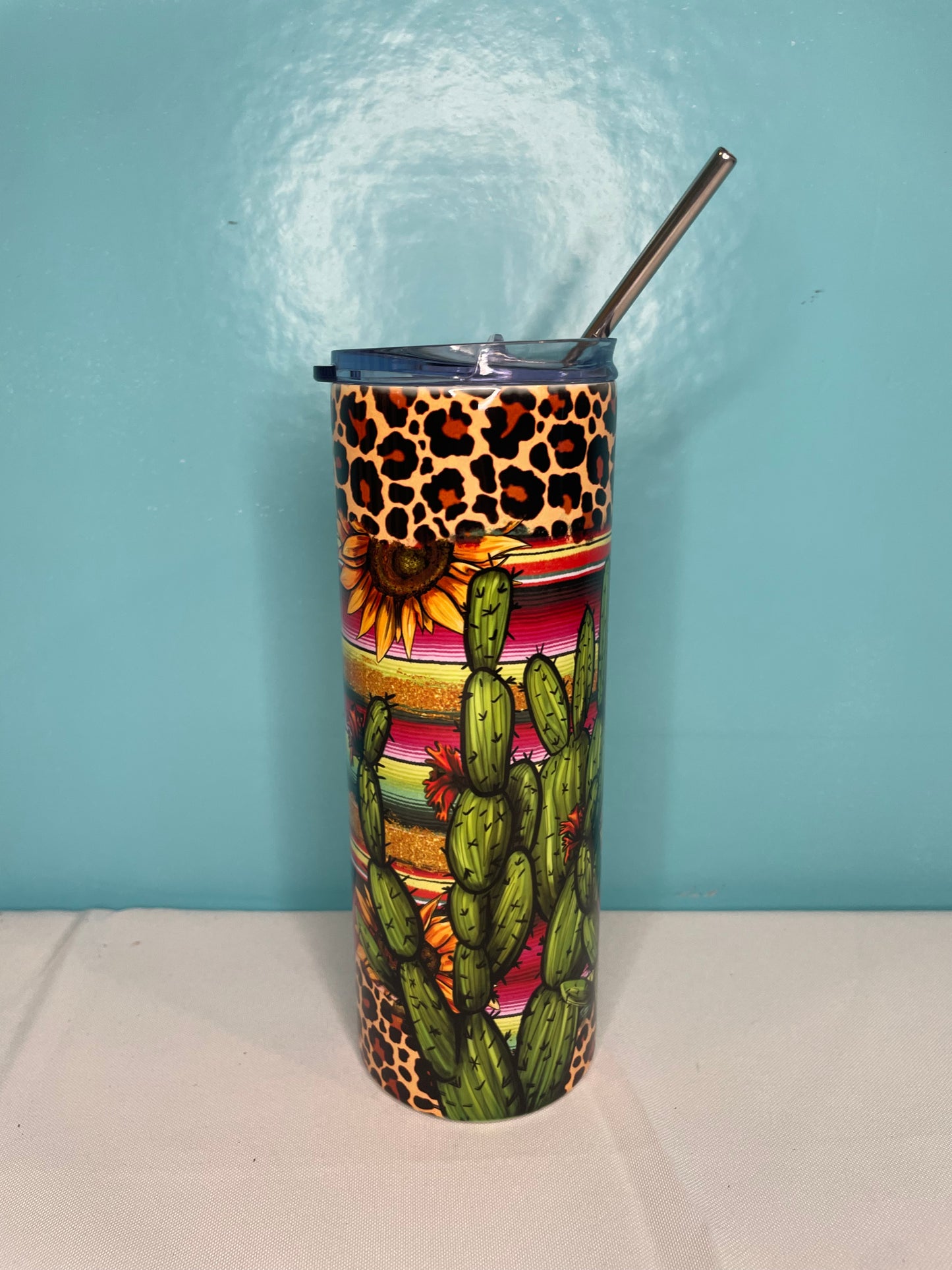 Leopard Cactus, 20 oz Tumblers