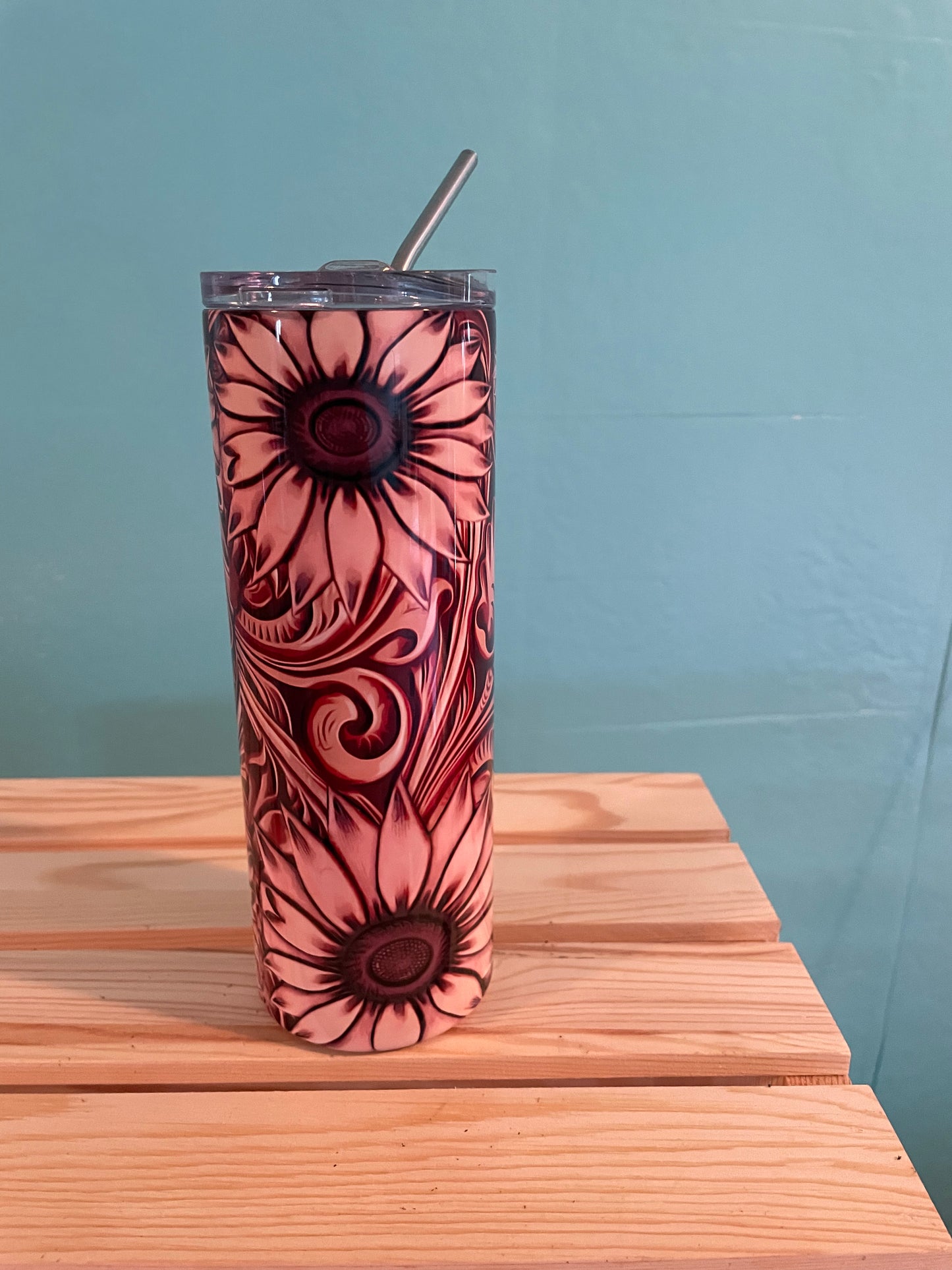 Tooled Leather, 20 oz Tumblers