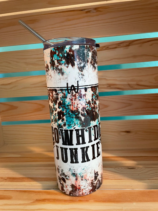 Cowhide Junkie, 20 oz 
Tumblers