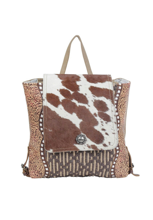 Brown Hide Backpack