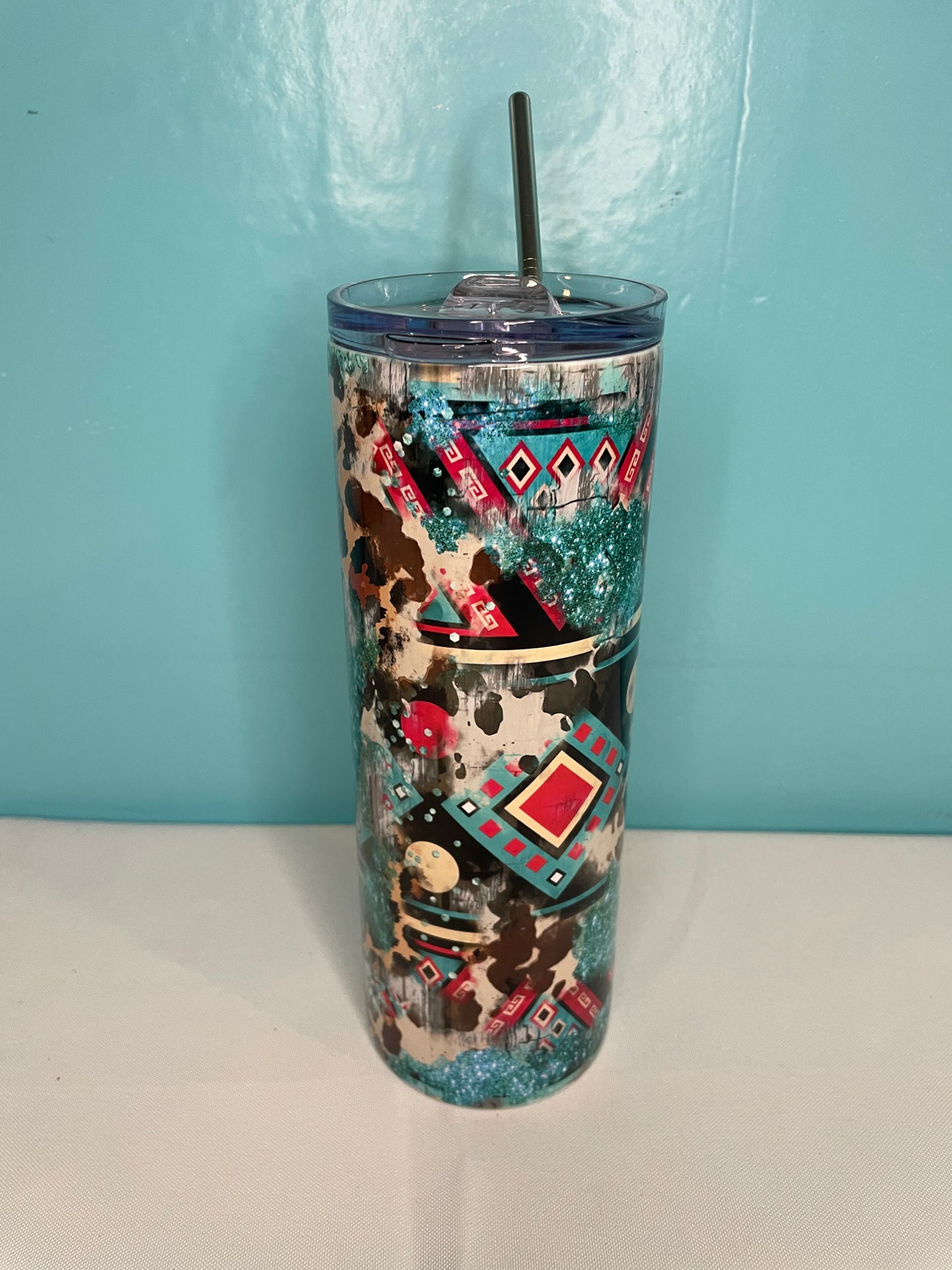 Cowhide Aztec, 20 oz Tumblers