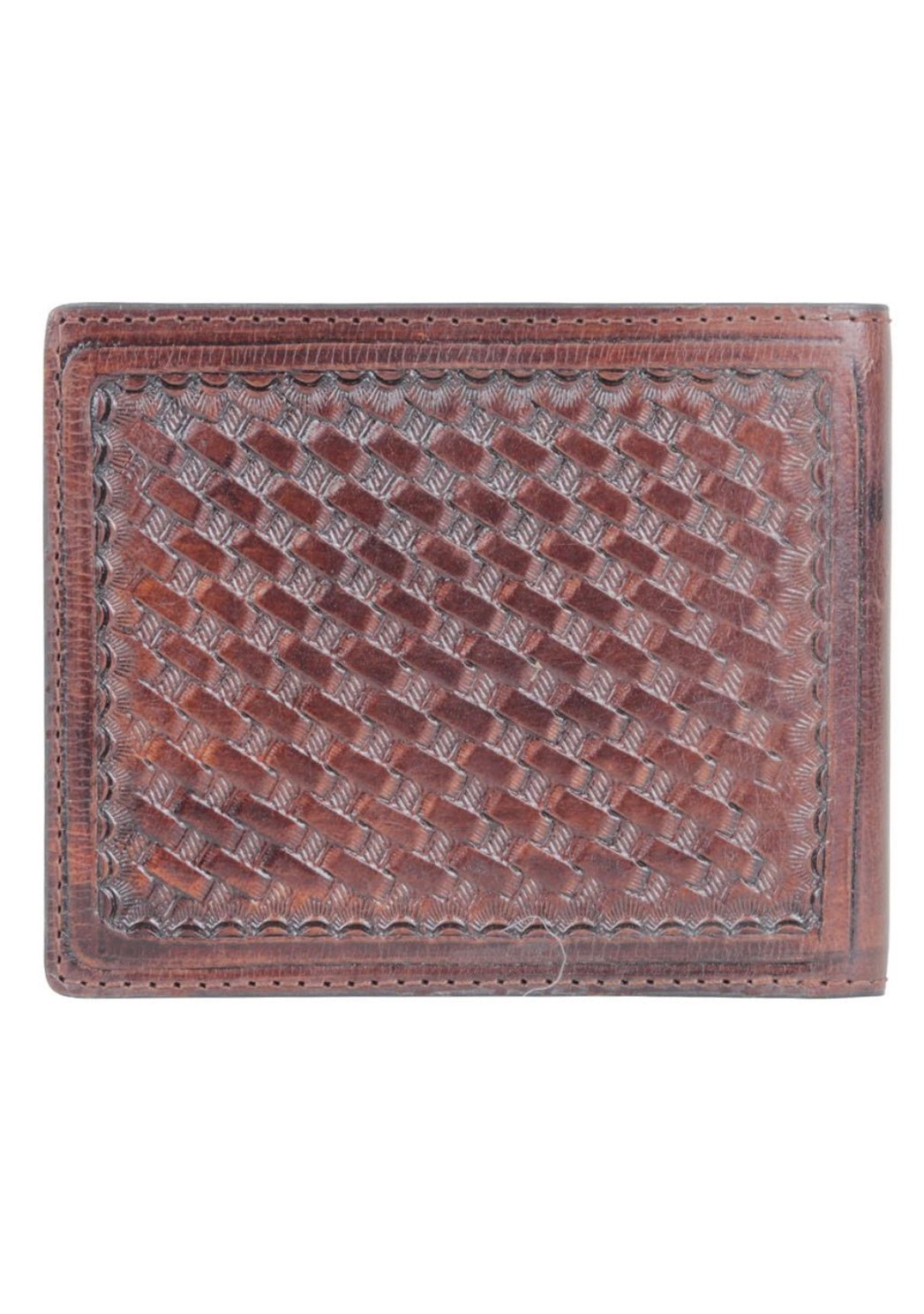 Tooled Leather Men’s Wallet